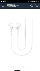 Fone de Ouvido Estéreo com Fio, Samsung, In Ear Fit, EO-EG920BWEGBR, Branco (FRETE GRÁTIS PRIME).