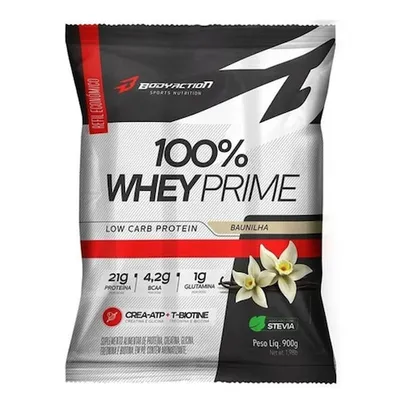 100% Whey Prime 900g Refil BodyAction - Todos Sabores