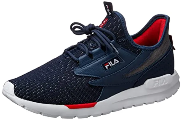 Tenis Fila Tr Knit, Masculino, Marinho/Vermelho/Branco, 43