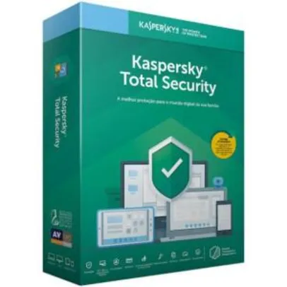 Kaspersky Total Security - Multidispositivos - 3 Dispositivos, 1 ano (Digital - Via Download)