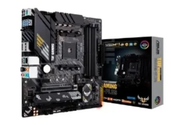 Placa Mãe Asus TUF Gaming B550M-Plus, AMD AM4, mATX, DDR4