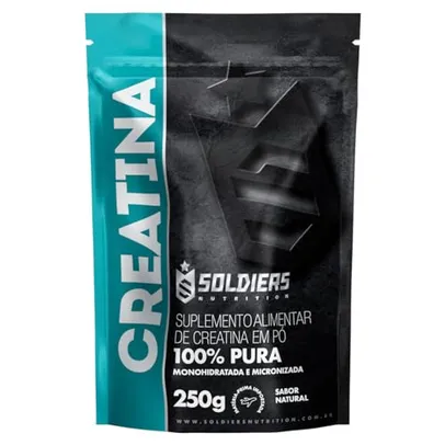 Saindo por R$ 53,1: Creatina Monohidratada 100% Pura Soldiers Nutrition - 250g | Pelando