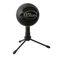 Microfone Condensador USB Blue Snowball Ice Preto | R$270