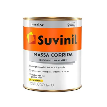 Massa Corrida Suvinil PVA Branco 900 ml