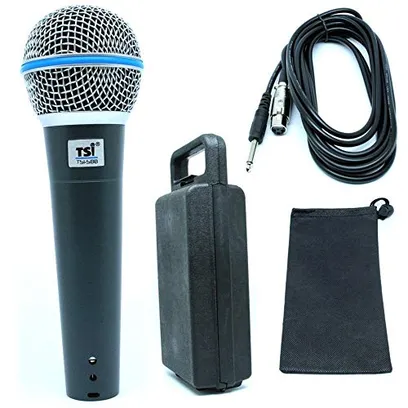 Microfone Com Fio Tsi 58b Case