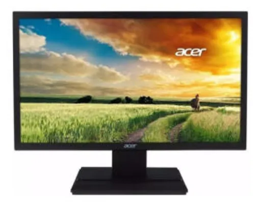 Monitor Acer V6 V206HQL LCD 19.5" preto 100V/240V | R$ 481