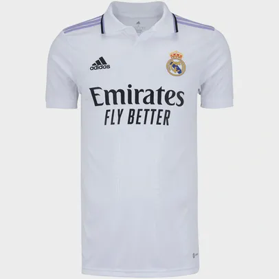 Camisa Polo Real Madrid I 22/23 adidas - Masculina