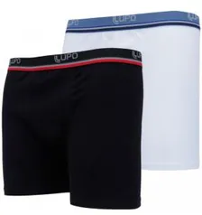 Kit de Cueca Boxer Lupo com 2 Unidades - Adulto