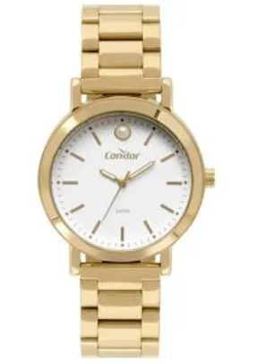Relógio Condor Pulseira de Aço Feminino Dourado CO2035EZU/K4B | R$161