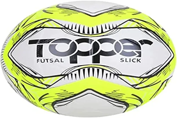 Bola Topper Slick Futsal Amarelo Neon/ Preto