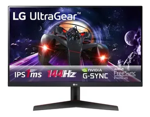 Monitor Gamer LG 23,8 Full Hd 144hz 1ms Hdmi Dp Ips Hdr 24GN600-B