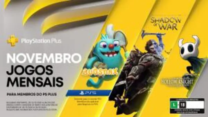 [PS PLUS] Jogos Grátis da PS Plus - NOVEMBRO 2020 [PS4 e PS5]