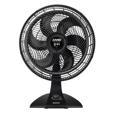 Ventilador 2 em 1, Mesa ou Parede, Arno, Turbo Force, 40cm, VF42, 127V, Preto