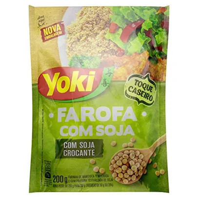 [ PRIME | + POR - R$ 2,92 ] Yoki Farofa Soja 200G