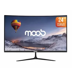 Monitor Moob LED 24", 75hz, Full HD, Tela Curva, HDMI