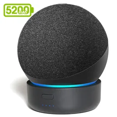 [Primeira Compra] Case Portátil Com Bateria Para Echo Dot 4° Geração | R$ 96