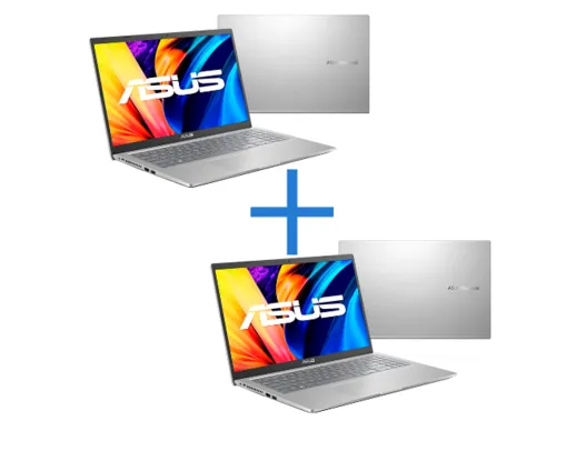 Notebook ASUS Vivobook 15 X1500EA-EJ3669 Transparent Silver + Notebook ASUS Vivobook 15 X1500EA-EJ3665 Transparent Silver