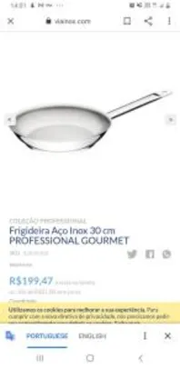Frigideira Tramontina PROFESSIONAL GOURMET 30cm | R$199