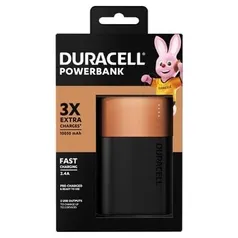 Carregador Portátil Duracell Power Bank, 10050mAh, Fast Charge - PB3 | R$ 114