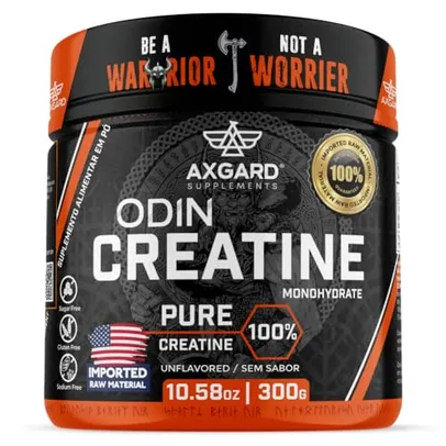 Creatina 300g - 100% Pura - Axgard Supplements