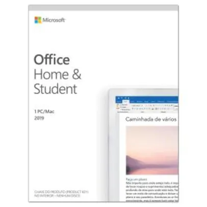 Microsoft Office Home and Student 2019 | R$129