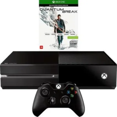 Console Xbox One 500GB + Game Quantum Break + Controle Sem Fio - Microsoft - R$ 1.079,99
