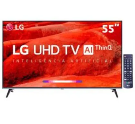 R$2.168,00 Smart TV LED 55" UHD 4K LG 55UM7520PSB