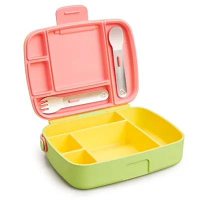 Munchkin Lancheira infantil Bento Box, amarela