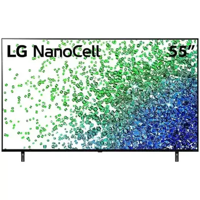 Smart Tv Lg 55 4k Nanocell 55nano80 4x Hdmi 2.0 Inteligência Artificial Thinqai Smart Magic - TV 4K Ultra HD