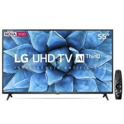 (APP) 12x S/Juros | Smart TV LG LED 55" UHD 4K 55UN7310PSC Wi-Fi, Bluetooth, HDR, - 2020