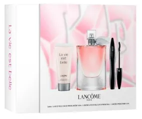 LANCÔME KIT LA VIE EST BELLE EAU DE PARFUM 100ML + BODY LOTION 50ML + MÁSCARA DE CÍLIOS HYPNÔSE DRAM