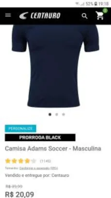 Camisa Adams Soccer - Masculina - R$20