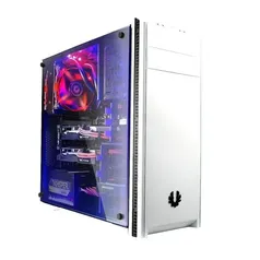 [ AME R$ 210,00 ] Gabinete Gamer Bitfenix Nova Tg Mid Tower Vidro Lateral Temperado Branco Bfx-Ntg-100-Wwwkk-Rp | R$420