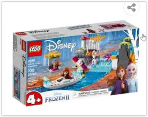 LEGO Disney A Expedição de Canoa da Anna 41165 – 108 Peças | r$ 87