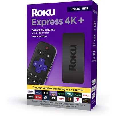 [Internacional/AME] Roku Express 4K + 2021 Streaming Media Player HD/4K/HDR 
