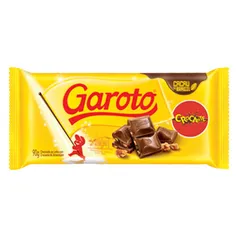 7 Tabletes de Chocolate Crocante 90g - Garoto 