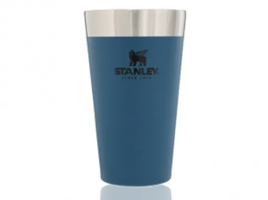 Copo Térmico Stanley Azul sem Tampa de Cerveja 473 ml