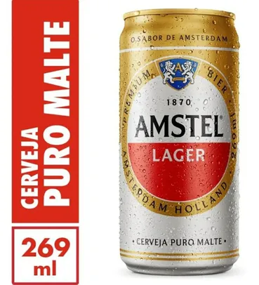 Cerveja Amstel Lager 269ml | R$ 1,77