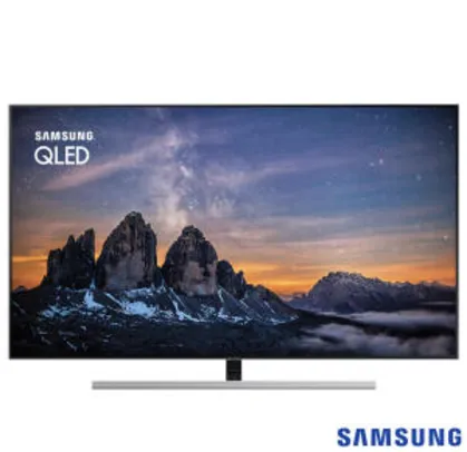 Smart TV Samsung QLED UHD 4K 55" com Pontos Quânticos, Direct Full Array 8x e Wi-Fi - QN55Q80RAGXZD