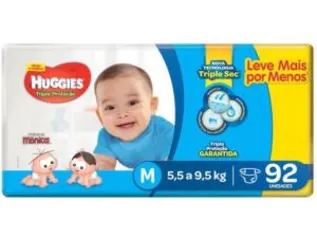 Fraldas Huggies Turma da Mônica Tripla Proteção TAM M e G por R$ 40