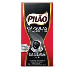 Kit 60 Cápsulas Café Pilão Espresso 12