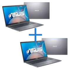 Notebook ASUS X515JA-EJ1045T Cinza + Notebook ASUS X515EA-EJ557T Cinza