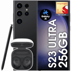 Smartphone Samsung Galaxy S23 ULTRA 5G 256GB 12GB RAM Tela 6.8 Snapdragon 8Gen2 + Fone Bluetooth Galaxy Buds FE