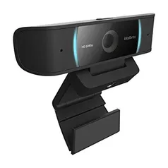 Webcam Vídeo Conferência USB Full HD 1080P Intelbras CAM-1080p Preto