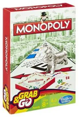 Hasbro Gaming Jogo Gaming Monopoly Grab & Go | R$24