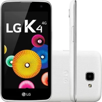 Smartphone LG K4 Dual Chip Micro-chip Android 5.1 Tela 4.5" 8GB 4G 5MP por R$480