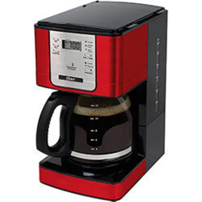 Cafeteira Elétrica Oster Programável 36 Xícaras Vermelha 110V e 220V