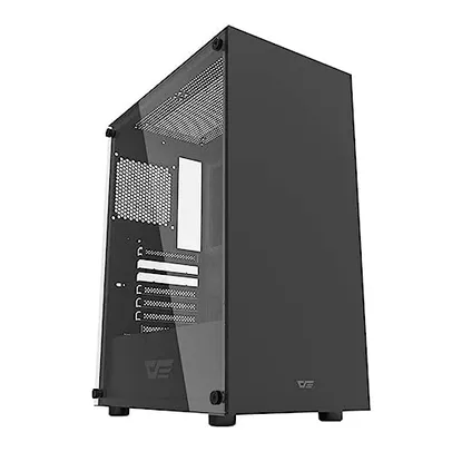 Gabinete Gamer Aigo DarkFlash DK100, Mid-Tower, Lateral de Vidro, Preto, DK100-BK