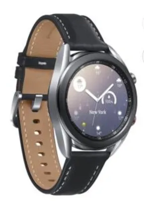 Smartwatch Samsung Galaxy Watch3 Prata 41mm LTE, Tela Super AMOLED de 1.2" R$1699