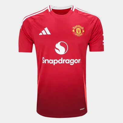 Camisa Manchester United Home 24/25 s/n° Torcedor Adidas Masculina